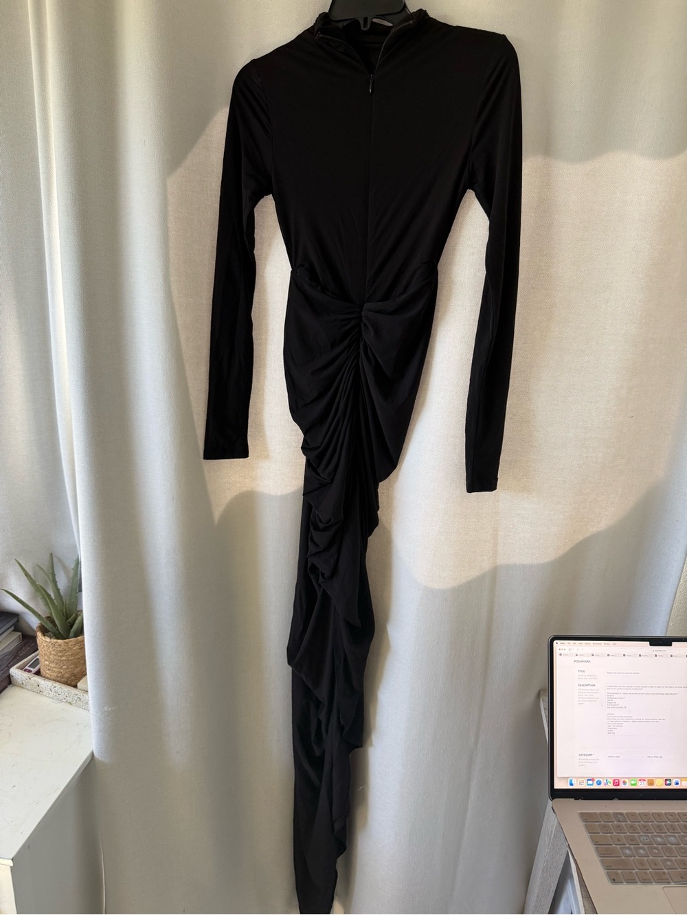 Ronny kobo Sera black mesh dress - Picture 5 of 9